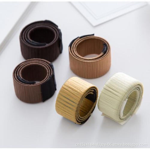 Hair Bun Maker Fashion DIY Magic Bun French Twist Doughnuts Hair Band Accessories Hair Bun Maker Fold Wrap Snap Styling Roller